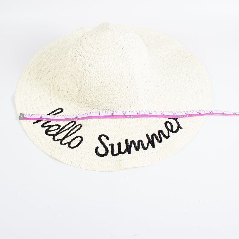 NEW! Hello Summer Floppy Wide Brim Hat - Picture 4 of 4